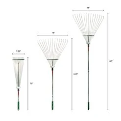 Professional Telescopic Rake Heavy Duty Folding Rake Expandable With Multiple Heights -Gardening Series Store 31cceO2IFtL