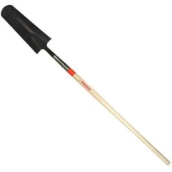 Ames True Temper Inc Razorback Drain Spade – 16 Inch Blade, 48 Inch Handle, Natural/Black