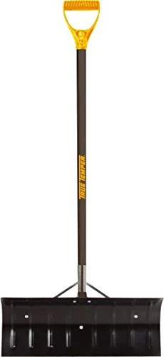 True Temper 1639300 Steel Snow Pusher With D-Grip Hardwood Handle, 24 Inch