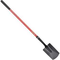 Corona Garden Spade – DIY 15 Gauge , 48 In Fiberglass Handle, Steel Collar