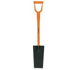 A.M. Leonard All Steel Nursery Spade With D-Grip Handle – 15 Inch Blade