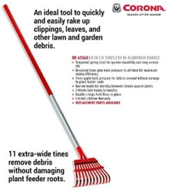 Corona RK Fixed Tine Rake -Gardening Series Store 51iqiGrGkqL