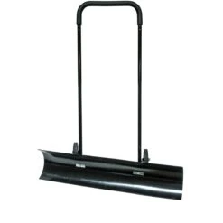 Gardening Series Store 9 36″ Wheeled Snow Shovel Pusher Wheels 36 Inch Angled Reversible ABS Plastic Metal Edges
