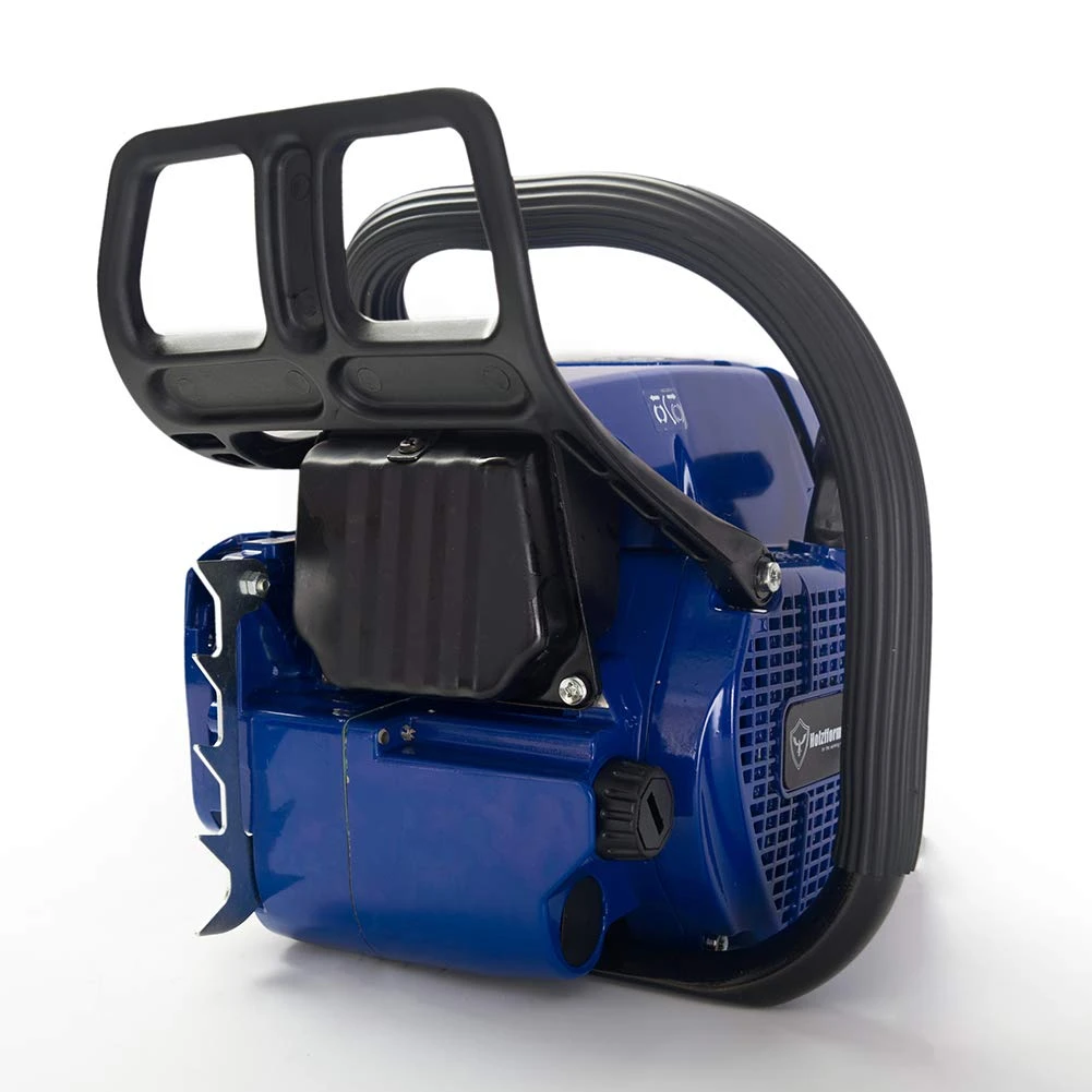 72cc Holzfforma® Blue Thunder G388 Gasoline Chain Saw Power Head WT 3/8 .063 25” 84 DL Guide Bar & 3/8 .063 25“ 84 DL Full Chisel Saw Chain All Parts Are Compatible 038 038 AV 038 MS380 MS381 Chainsaw 6 72cc Holzfforma® Blue Thunder G388 Gasoline Chain Saw Power Head WT 3/8 .063 25” 84 DL Guide Bar & 3/8 .063 25“ 84 DL Full Chisel Saw Chain All Parts Are Compatible 038 038 AV 038 MS380 MS381 Chainsaw - Image 4