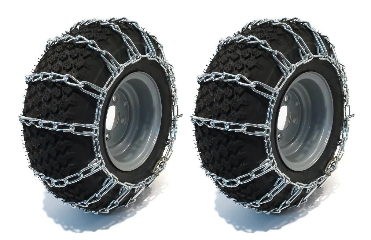 The ROP Shop New Pair 2 Link TIRE Chains 24×12-12 For John Deere Lawn Mower Tractor Rider 3 The ROP Shop New Pair 2 Link TIRE Chains 24×12-12 For John Deere Lawn Mower Tractor Rider