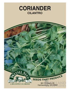 Menu Container/Small Space Vegetable Garden -Gardening Series Store 75507 cilantro front