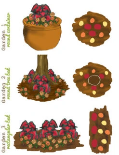 Menu Bridgets Apricot Shade Trio -Gardening Series Store 79150 bridgets apricot shade trio 5