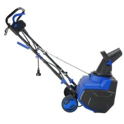 Snow Joe SJ617E 18-Inch 12 Amp Motor Electric Single Stage Snow Thrower, Blue -Gardening Series Store 814YKs92BmqL