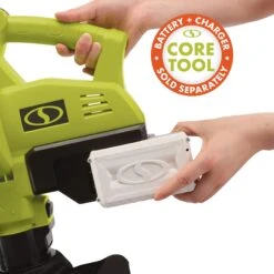 Sun Joe 24V-X2-BVM143-CT 48-Volt IONMAX 143-MPH 283-CFM Cordless Blower Vacuum Mulcher, Tool Only -Gardening Series Store 81T60mIqTUL